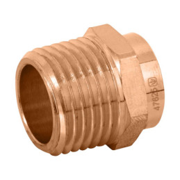 CC-611B Conector de cobre de rosca exterior 1/2', Foset