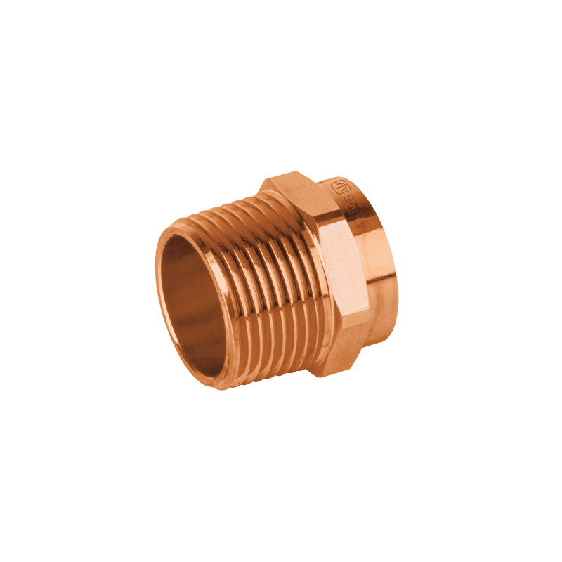 CC-612B Conector de cobre de rosca exterior 3/4', Foset