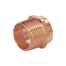 CC-613B Conector de cobre de rosca exterior 1', Foset