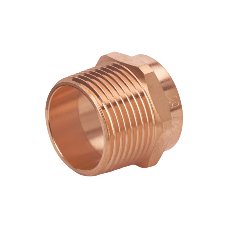 CC-613B Conector de cobre de rosca exterior 1', Foset