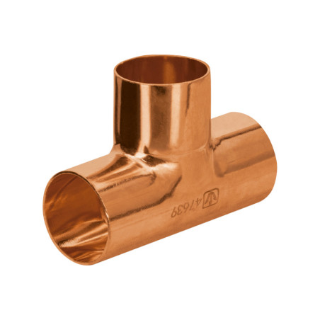 CC-763B Tee de cobre sencilla de 1', Foset