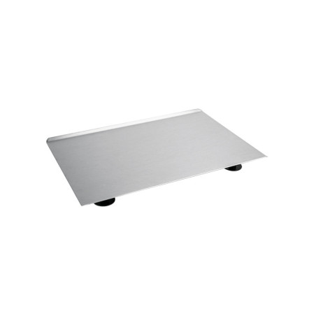 CHA-B40 Charola de acero inoxidable para báscula electrónica, Truper