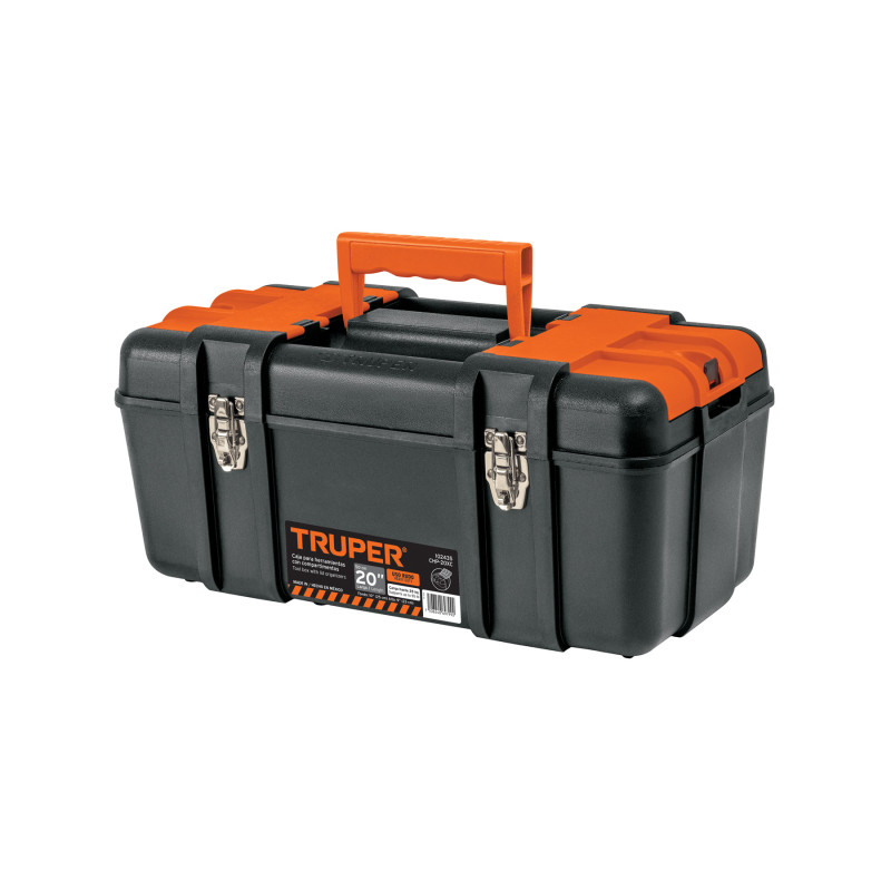 CHP-20XC Caja p/herramienta 20' con compartimentos, broches metálicos