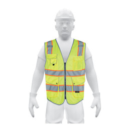 CHS-900V-XL Chaleco de seguridad de alta visibilidad, verde, extra grand