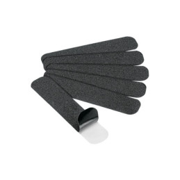 CIA-02N Tarjeta 6 tiras 23cm antiderrapantes negras 50mm c/abrasivo