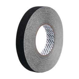 CIA-118N Rollo de 18m de cinta antiderrapante negra 25mm con abrasivo