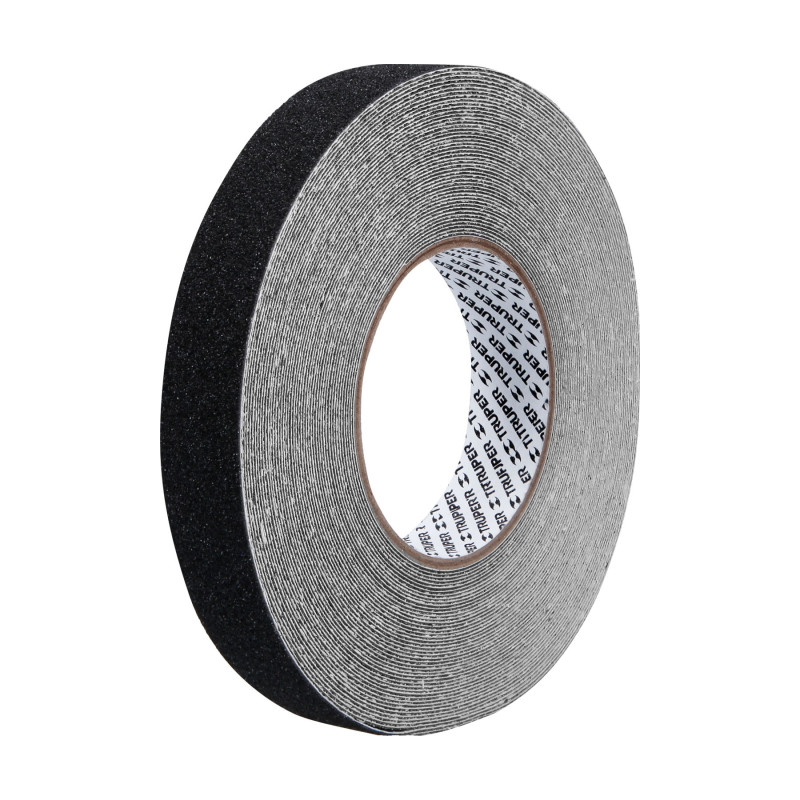 CIA-118N Rollo de 18m de cinta antiderrapante negra 25mm con abrasivo