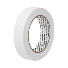 CIA-15B Rollo de 5m de cinta antiderrapante blanca 25mm con abrasivo