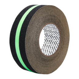 CIA-218L Rollo de 18m cinta antiderrapante fotolumini. 50 mm abrasivo