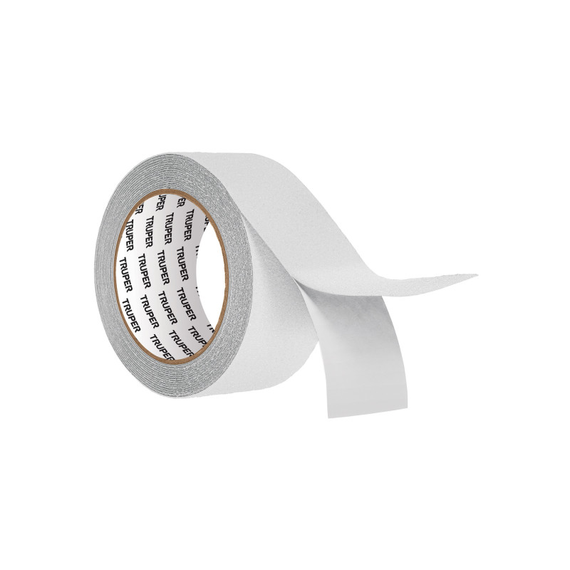 CIA-25B Rollo de 5m de cinta antiderrapante blanca 50mm con abrasivo