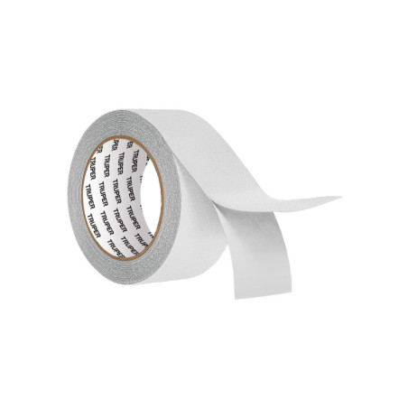CIA-25B Rollo de 5m de cinta antiderrapante blanca 50mm con abrasivo