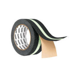 CIA-25L Rollo de 5 m cinta antiderrapante fotolumini. 50 mm abrasivo