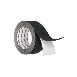 CIA-25N Rollo de 5 m de cinta antiderrapante negra 50mm con abrasivo