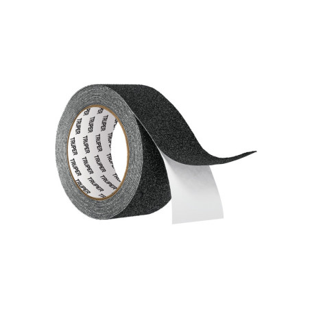 CIA-25N Rollo de 5 m de cinta antiderrapante negra 50mm con abrasivo