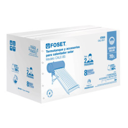 CJ-CALE-8S-1 Caja de empaque de repuesto para termotanque CALE-8S, Foset