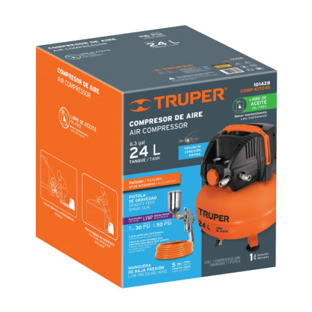 CJ-COMP-24S Caja de empaque de repuesto para COMP-24S, Truper
