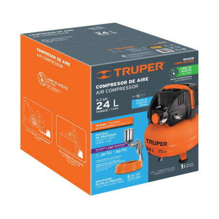 CJ-COMP-KIT24S Caja de empaque de repuesto para COMP-KIT24S, Truper