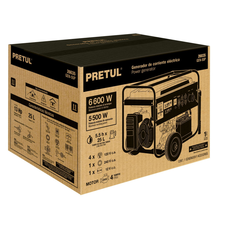CJ-GEN-55P Caja de empaque de repuesto GEN-55P, Pretul