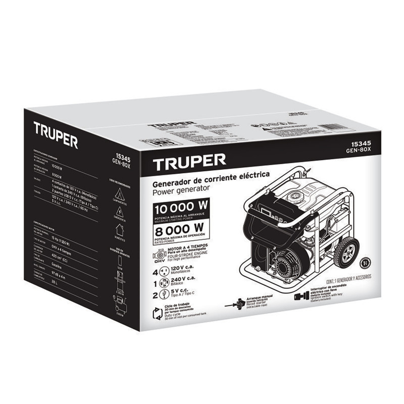 CJ-GEN-80X Caja de empaque de repuesto para GEN-80X, Truper