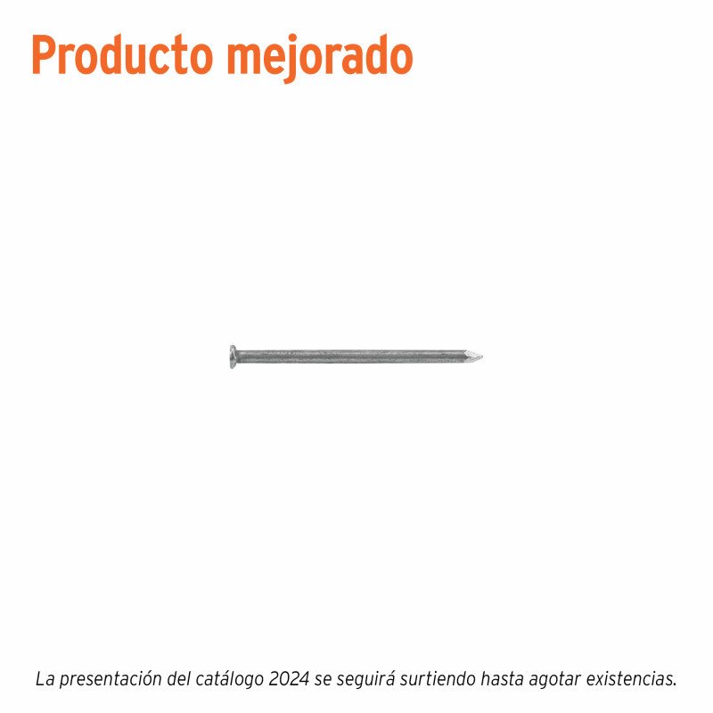 CLE-2-10 Kilo de clavo estándar 2' con cabeza en caja de 10 kg, Fiero