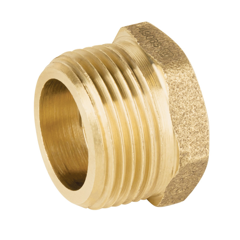 CLG-231 Reducción bushing de latón, 3/4' x 1/2', Foset
