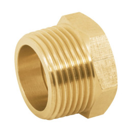 CLG-233 Reducción bushing de latón, 1' x 3/4', Foset