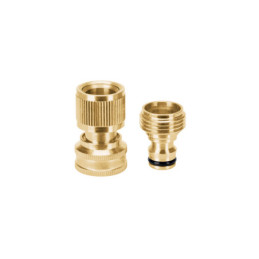 CLICK-ACCM Conector 3/4' rápido de latón manguera-acc. sistema click