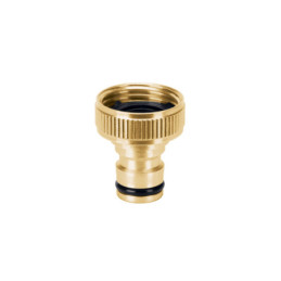 CLICK-FM Conector 3/4' rápido hembra de latón, sistema click, Truper