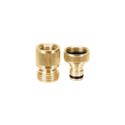 CLICK-GRM Conector 3/4' rápido de latón grifo-manguera sistema click