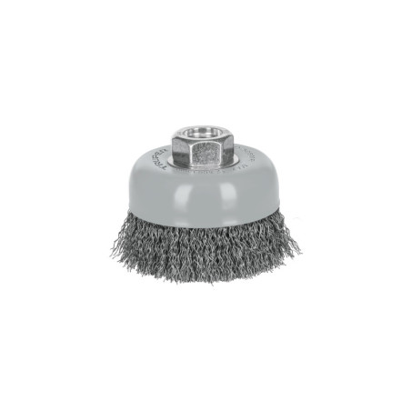 CO-508MR Carda copa 3' alambre ondulado fino, Multi-rosca, Truper