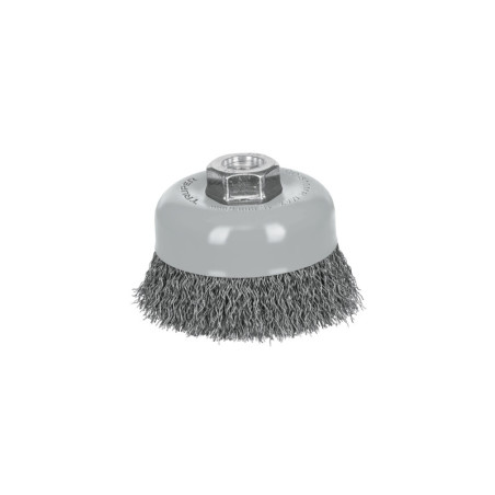 CO-510MR Carda copa 4' alambre ondulado fino, Multi-rosca, Truper