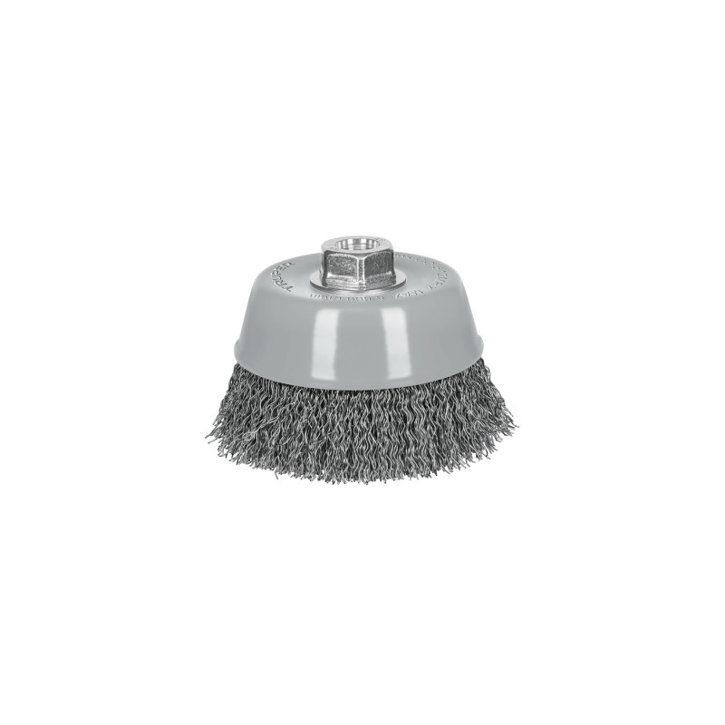 CO-512MRX Carda copa 5' alambre ondulado grueso, Multi-rosca, Truper