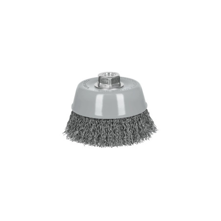 CO-512MRX Carda copa 5' alambre ondulado grueso, Multi-rosca, Truper