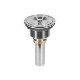 CO-812 Contracanasta 3-1/2' de acero inoxidable con tapa, Foset