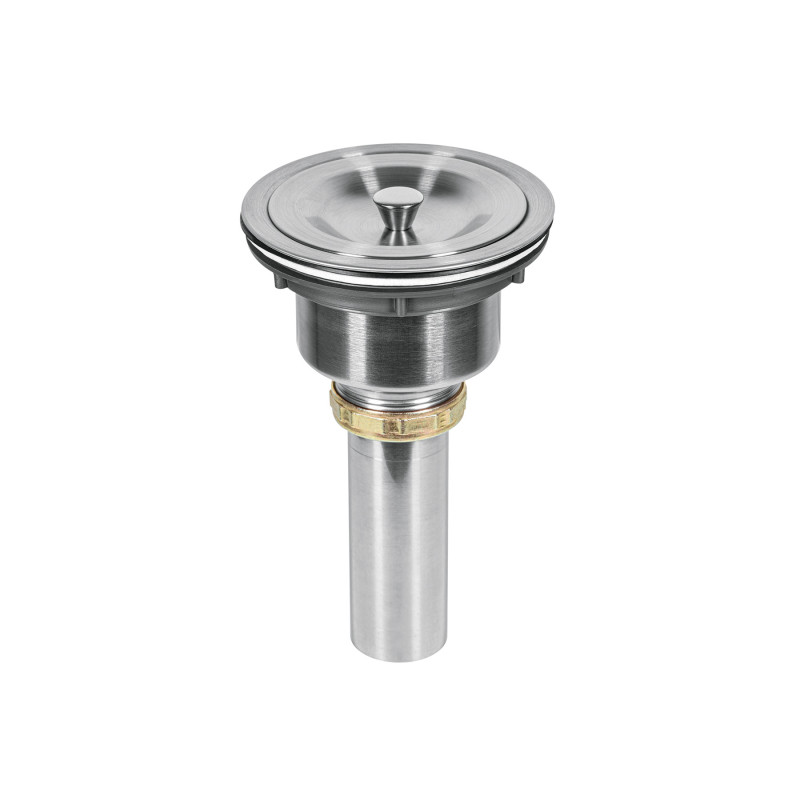 CO-812 Contracanasta 3-1/2' de acero inoxidable con tapa, Foset