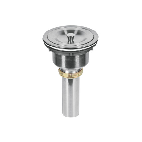 CO-812 Contracanasta 3-1/2' de acero inoxidable con tapa, Foset