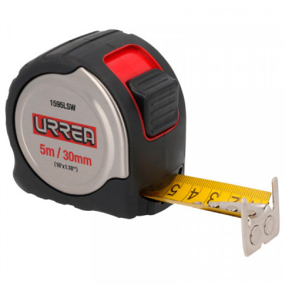 1595LSW URREA Flexómetro de acero inoxidable 5m x 30 mm Urrea | DIHERESA