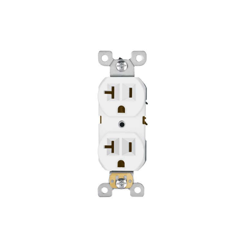 CODO-MSB Contacto dúplex, 2 polos 3 hilos, 20 A, Standard, blanco