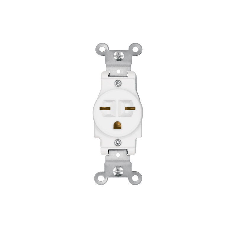 COSE-CHSB Contacto sencillo, cara de chino, Standard, blanco, Volteck