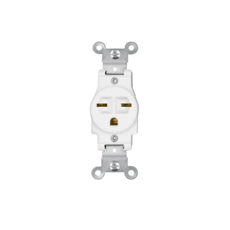 COSE-CHSB Contacto sencillo, cara de chino, Standard, blanco, Volteck