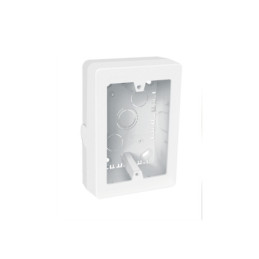 CRU-3X5 Caja de contactos para canaleta 3' x 5', blanca, Volteck