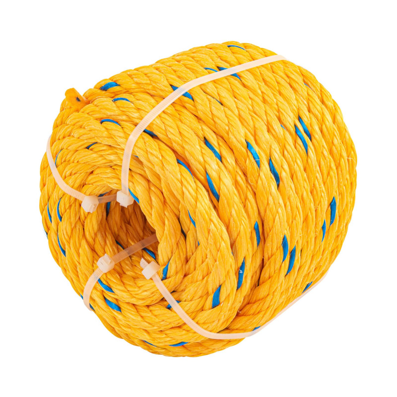 CUE-131 Metro de cuerda amarilla de 13 mm en rollo de 14 m, Fiero