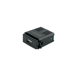 CUSB-IN Módulo USB, línea Italiana, color negro, Volteck