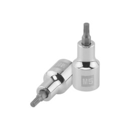 D-1205-BC Dado punta corta bristol M5, cuadro 1/2', Truper