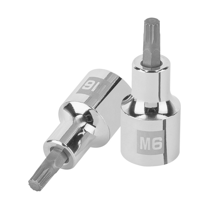 D-1206-BC Dado punta corta bristol M6, cuadro 1/2', Truper