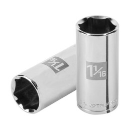 D-1234-HL Dado largo de 1-1/16', 6 puntas, cuadro 1/2', Truper