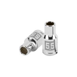 D-14055-BM Dado de 5.5 mm, 12 puntas, cuadro 1/4', Truper