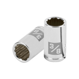D-1412-B Dado de 3/8', 12 puntas, cuadro 1/4', Truper