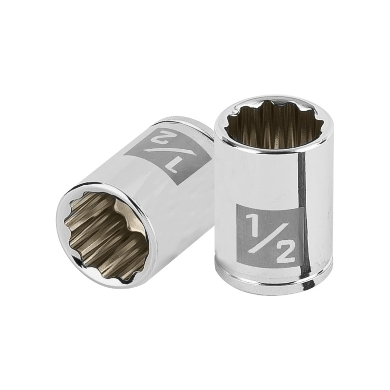 D-1416-B Dado de 1/2', 12 puntas, cuadro 1/4', Truper