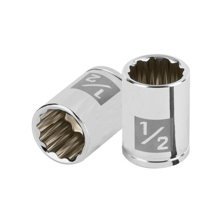 D-1416-B Dado de 1/2', 12 puntas, cuadro 1/4', Truper